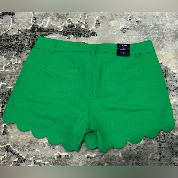 J. Crew Linen Blend Shorts NWT - Size 6 - Picture 4 of 5